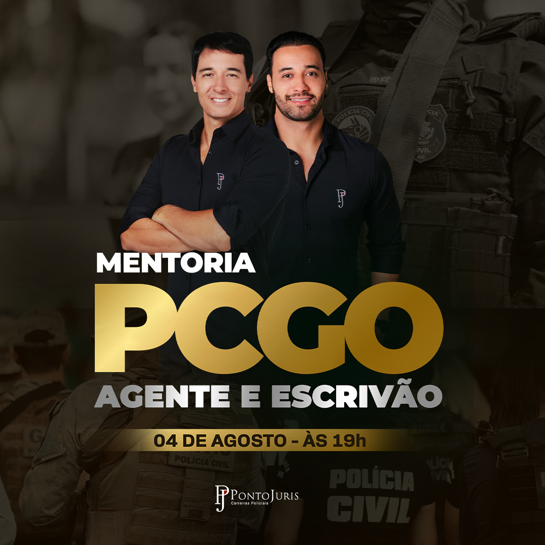 MENTORIA - POL�CIA CIVIL DE GOI�S - PCGO