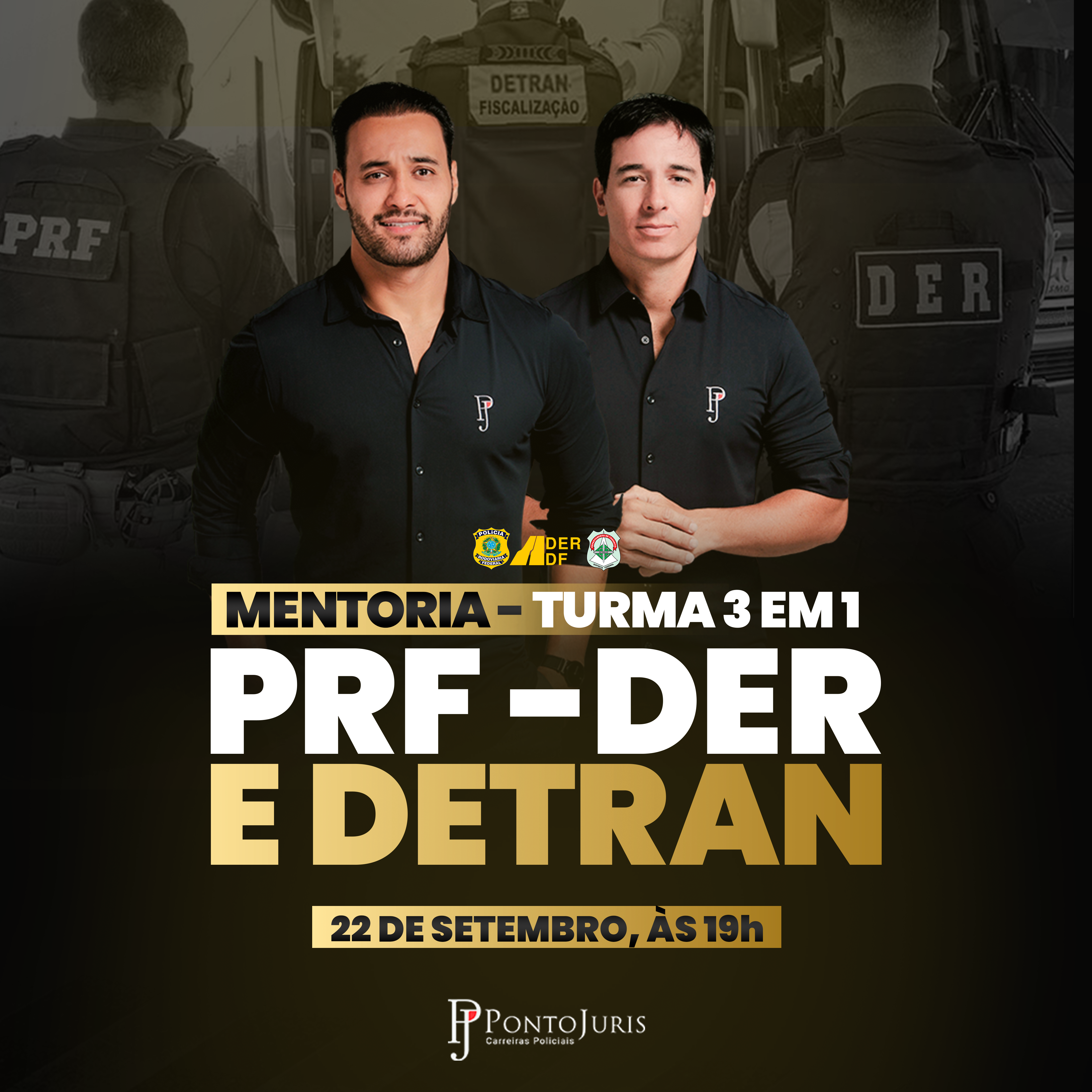 MENTORIA 3 EM 1: PRF, DETRAN & DER MENTORIA 3 EM 1: PRF, DETRAN & DER